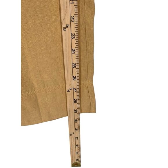 Poetry 100% Linen Wide Leg Pants Size 16 Ochre Sand Pull On NWT - Picture 5 of 10